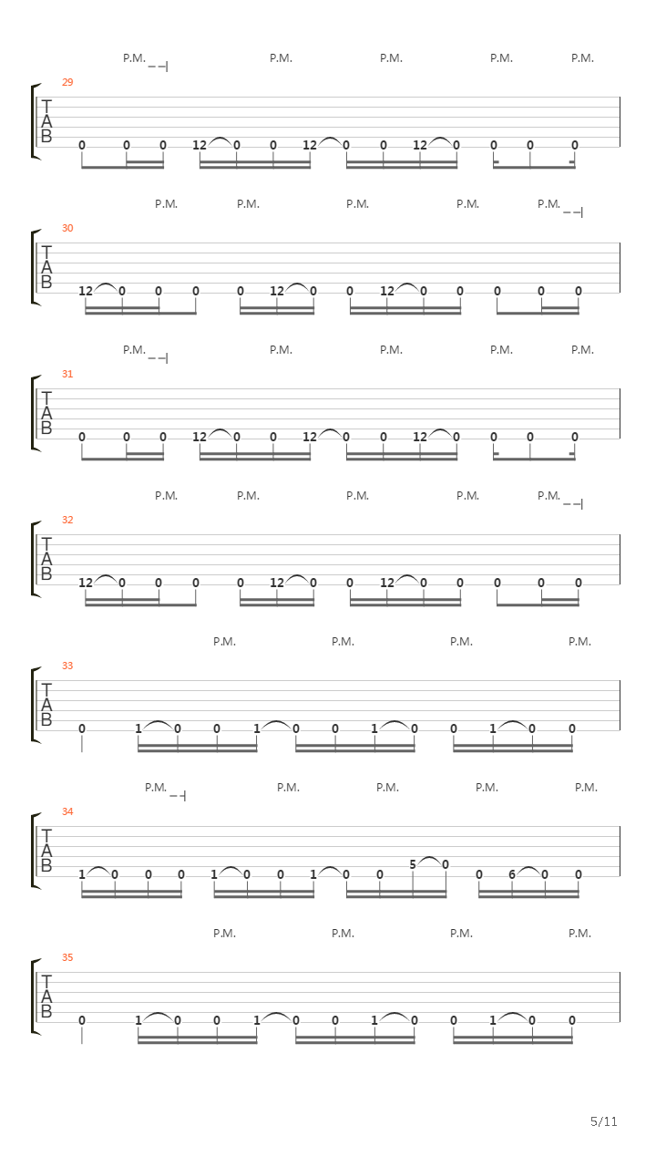 Departure吉他谱