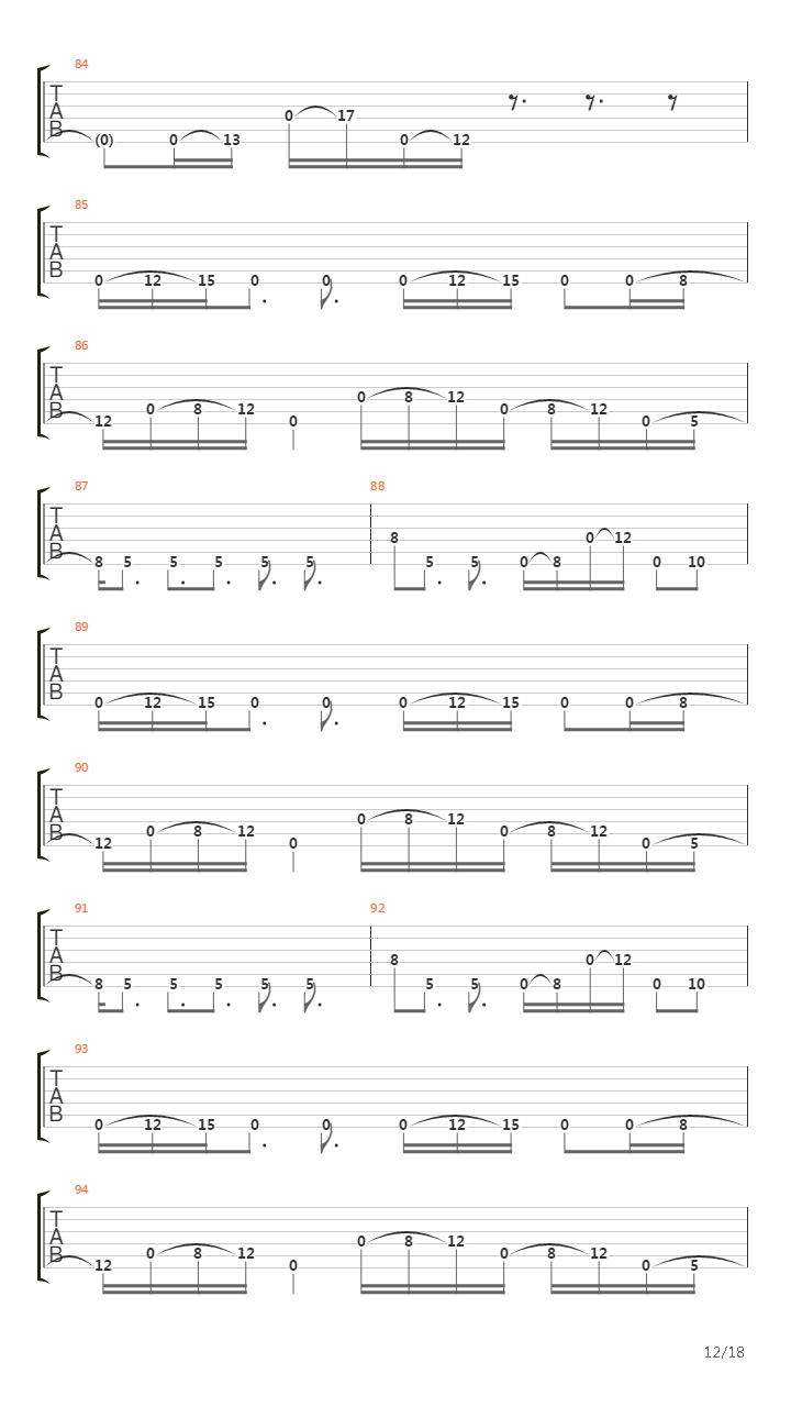 Ghost吉他谱