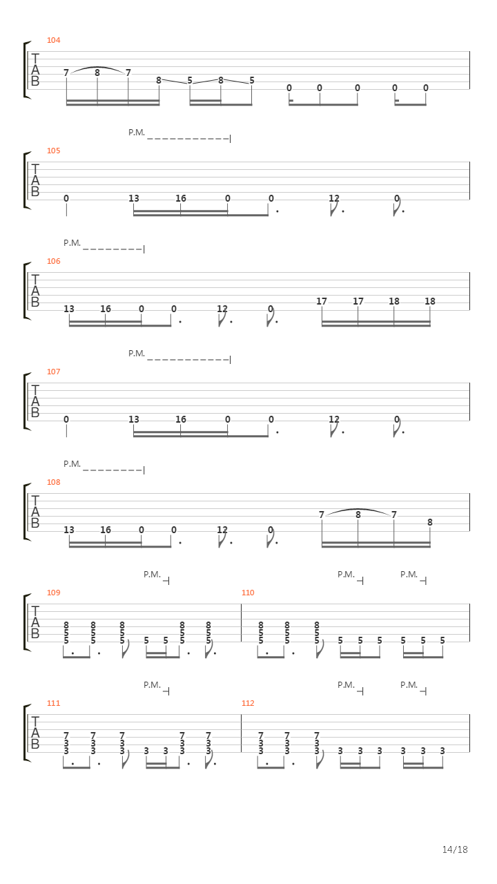 Ghost吉他谱