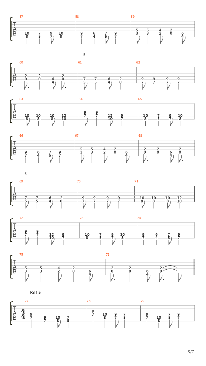 Langt Borti Lia吉他谱