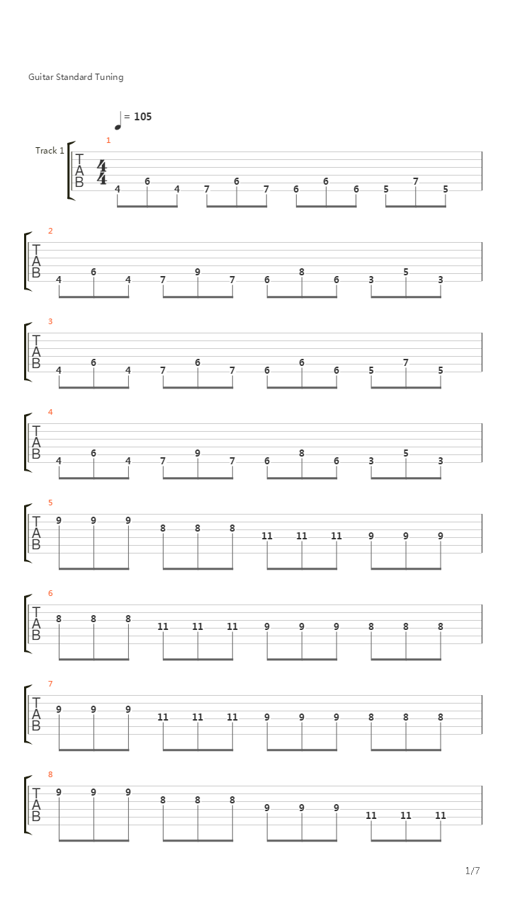 Metabolism (Correct Chorus And Solo)吉他谱