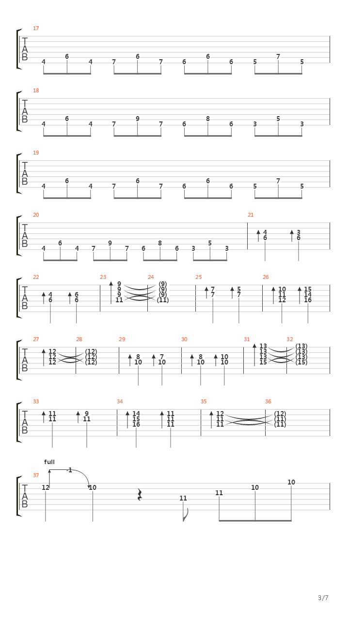 Metabolism (Correct Chorus And Solo)吉他谱