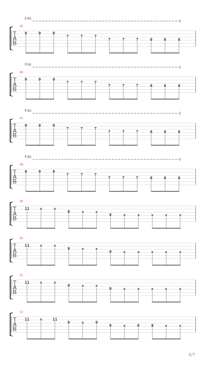 Metabolism (Correct Chorus And Solo)吉他谱