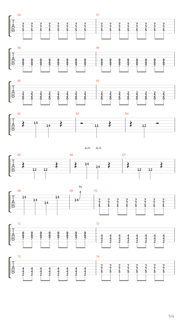 An Idea For A Movie吉他谱