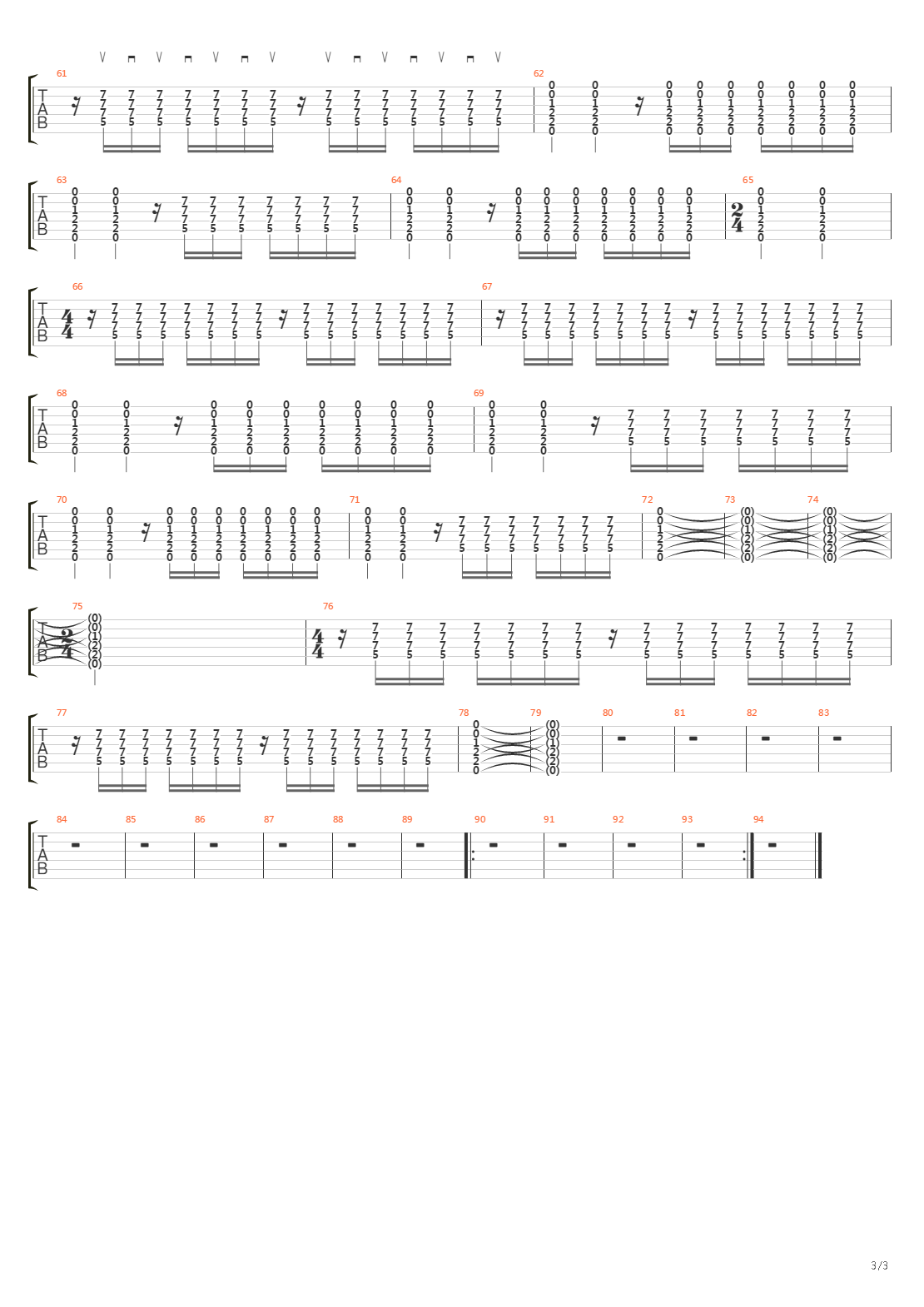 1969吉他谱