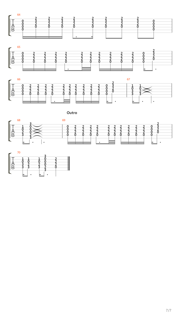 The Seeker吉他谱