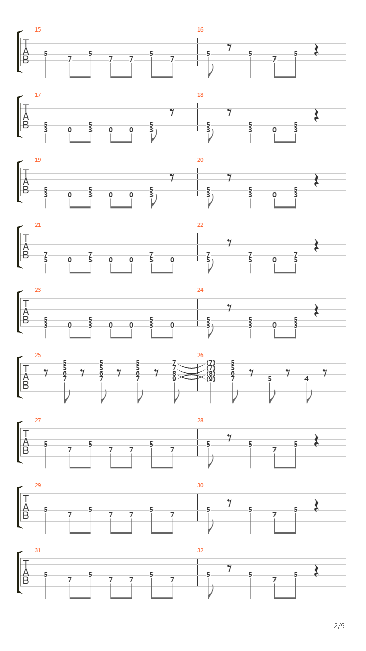 Train Kept A Rollin吉他谱