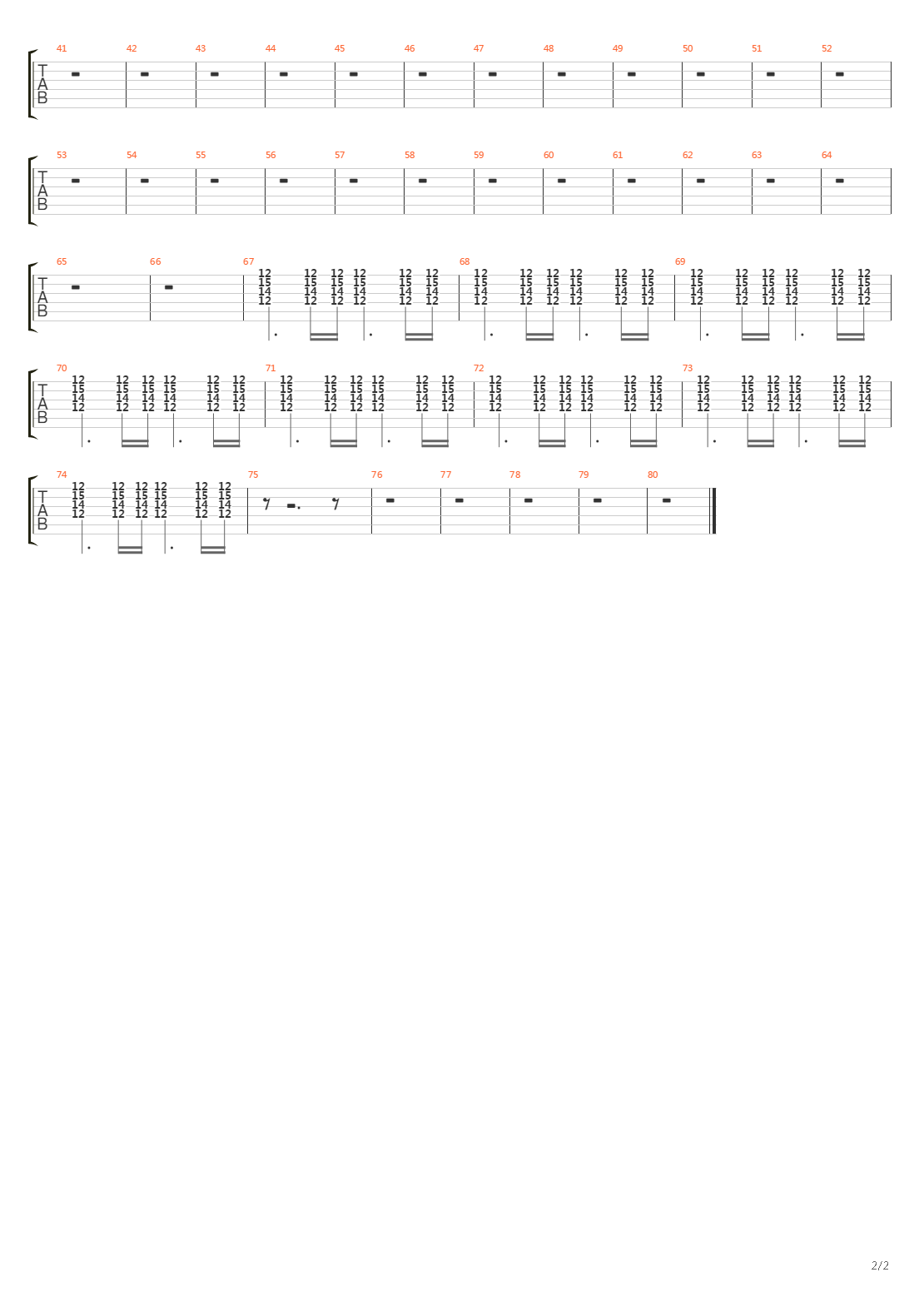 My Hit And Run吉他谱