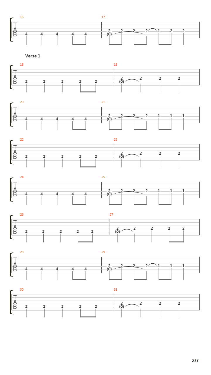 The Alternative Song吉他谱