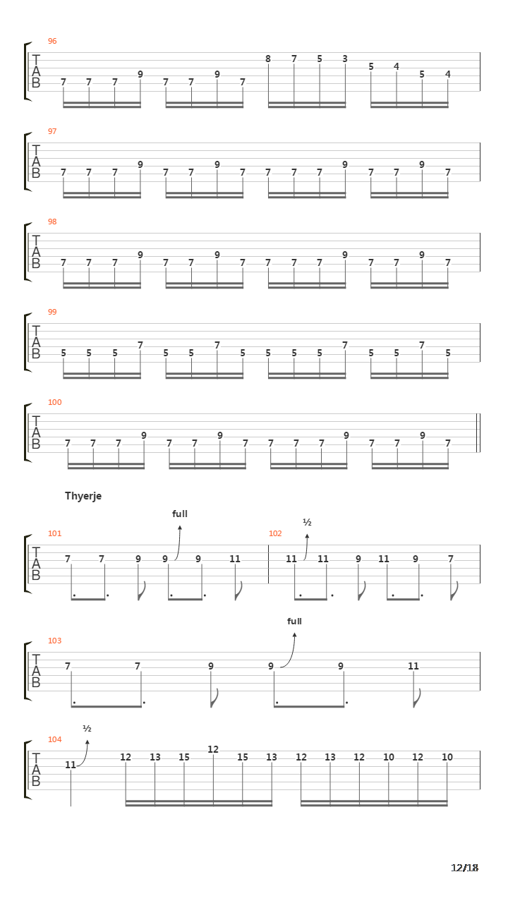 The Order Executors吉他谱