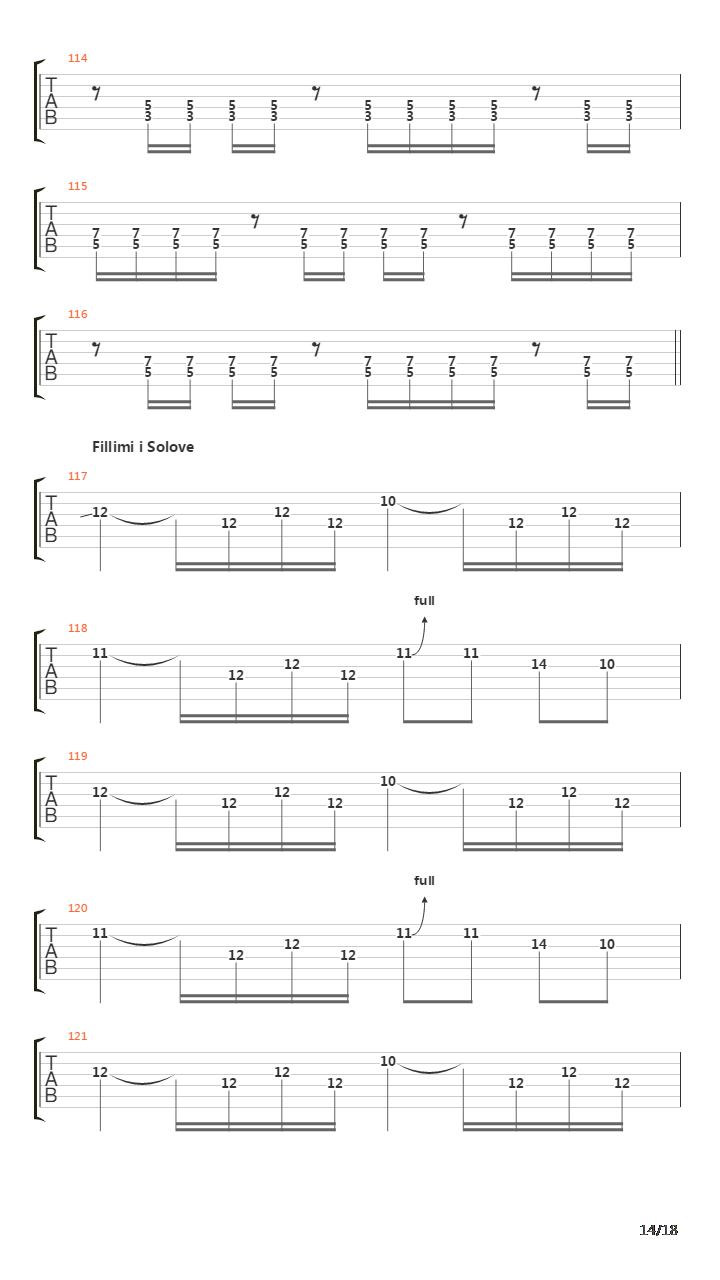 The Order Executors吉他谱