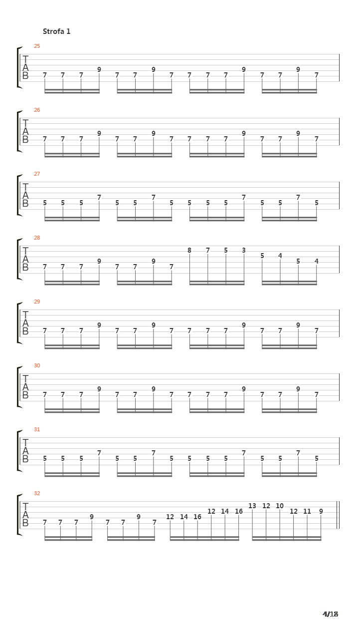 The Order Executors吉他谱