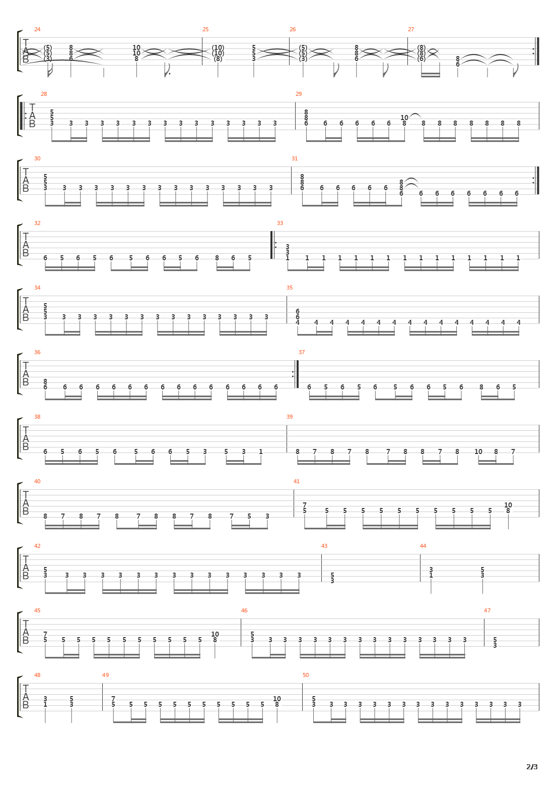 Travel Through Time吉他谱