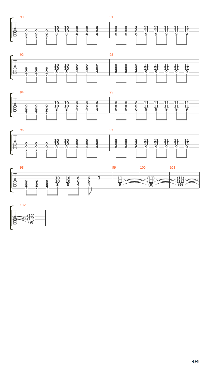 Symmetry吉他谱