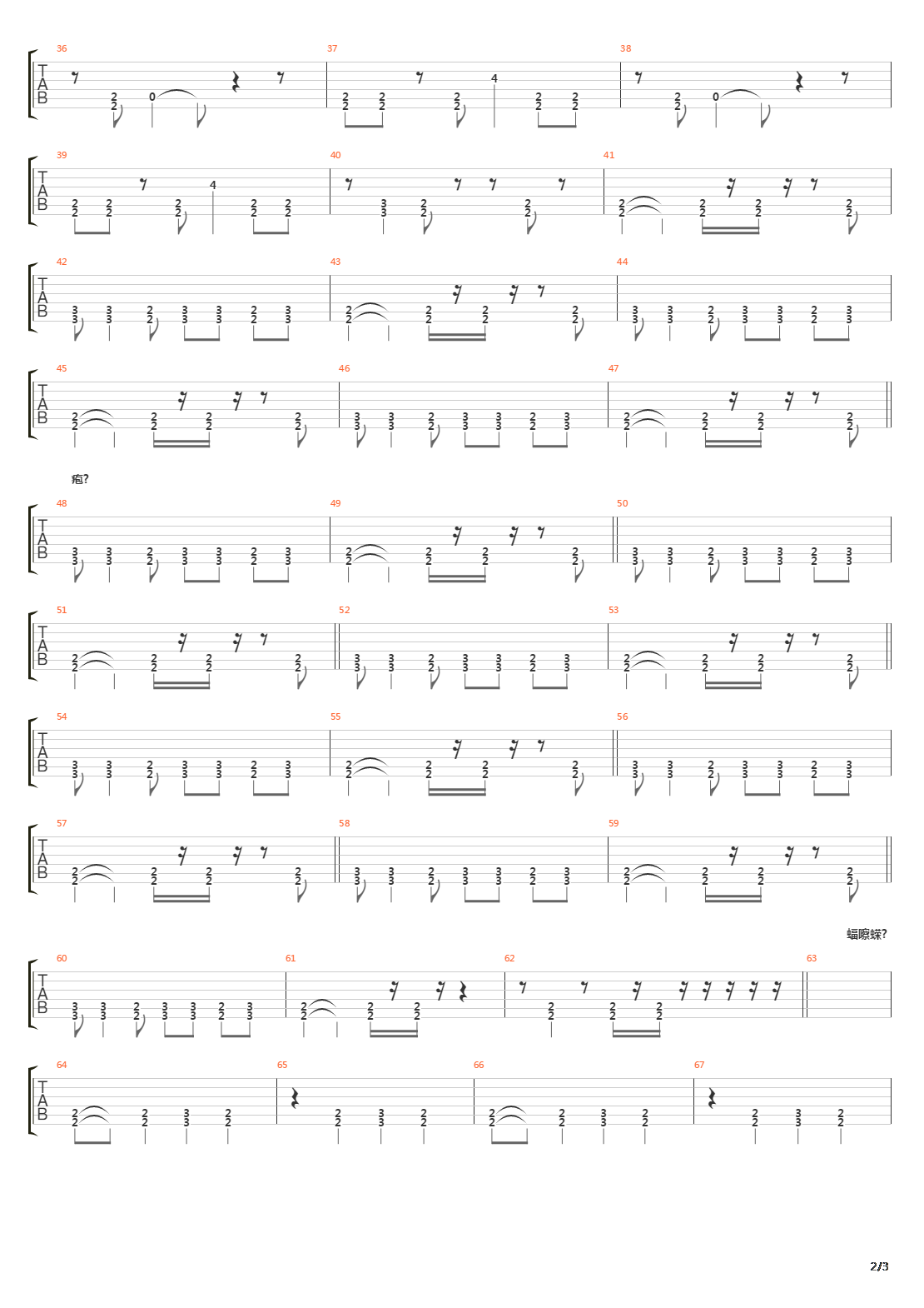 Tracktor吉他谱