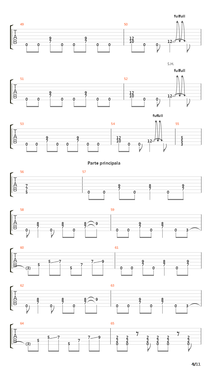Tari Ca Muntii吉他谱