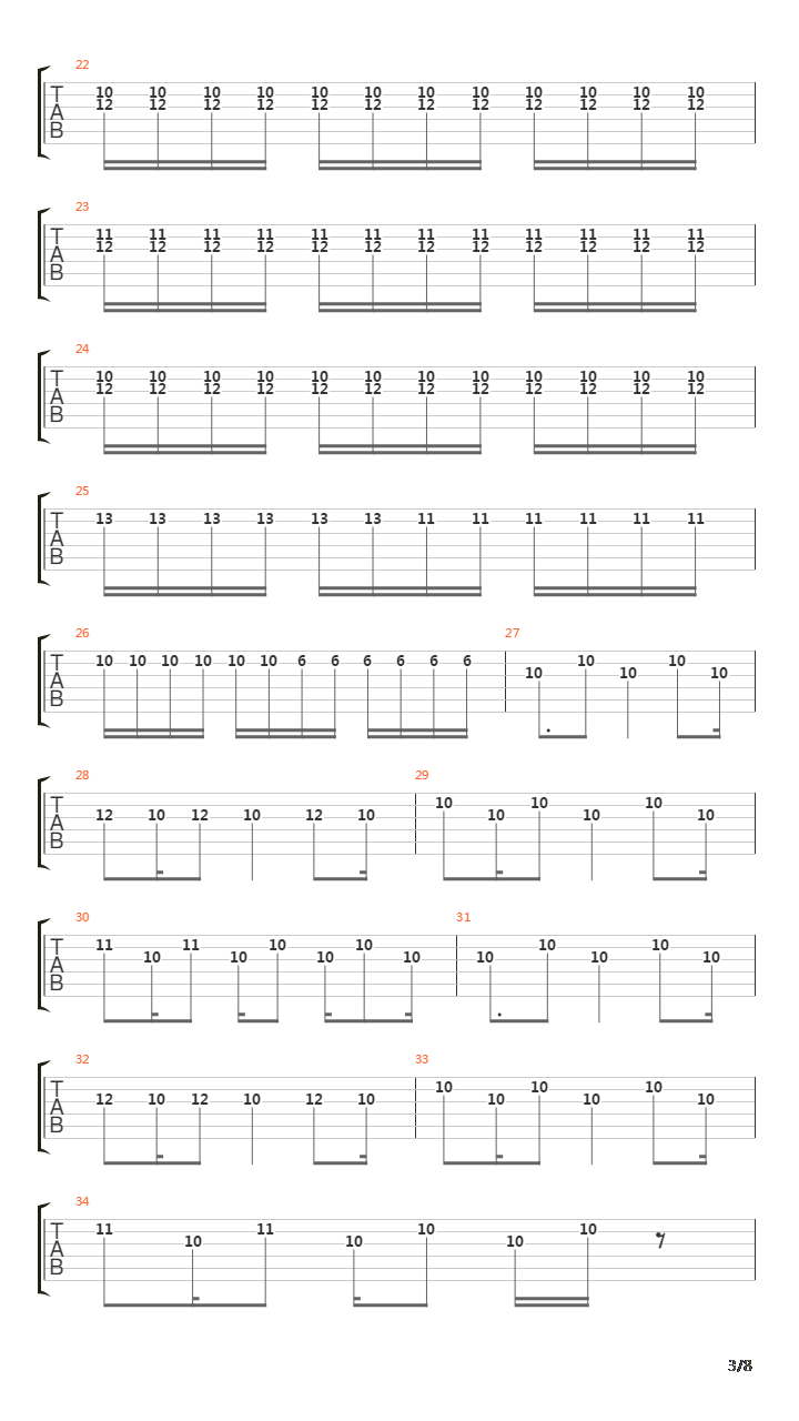 Kussmaul吉他谱