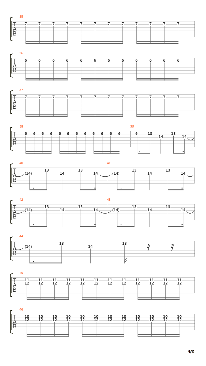 Kussmaul吉他谱