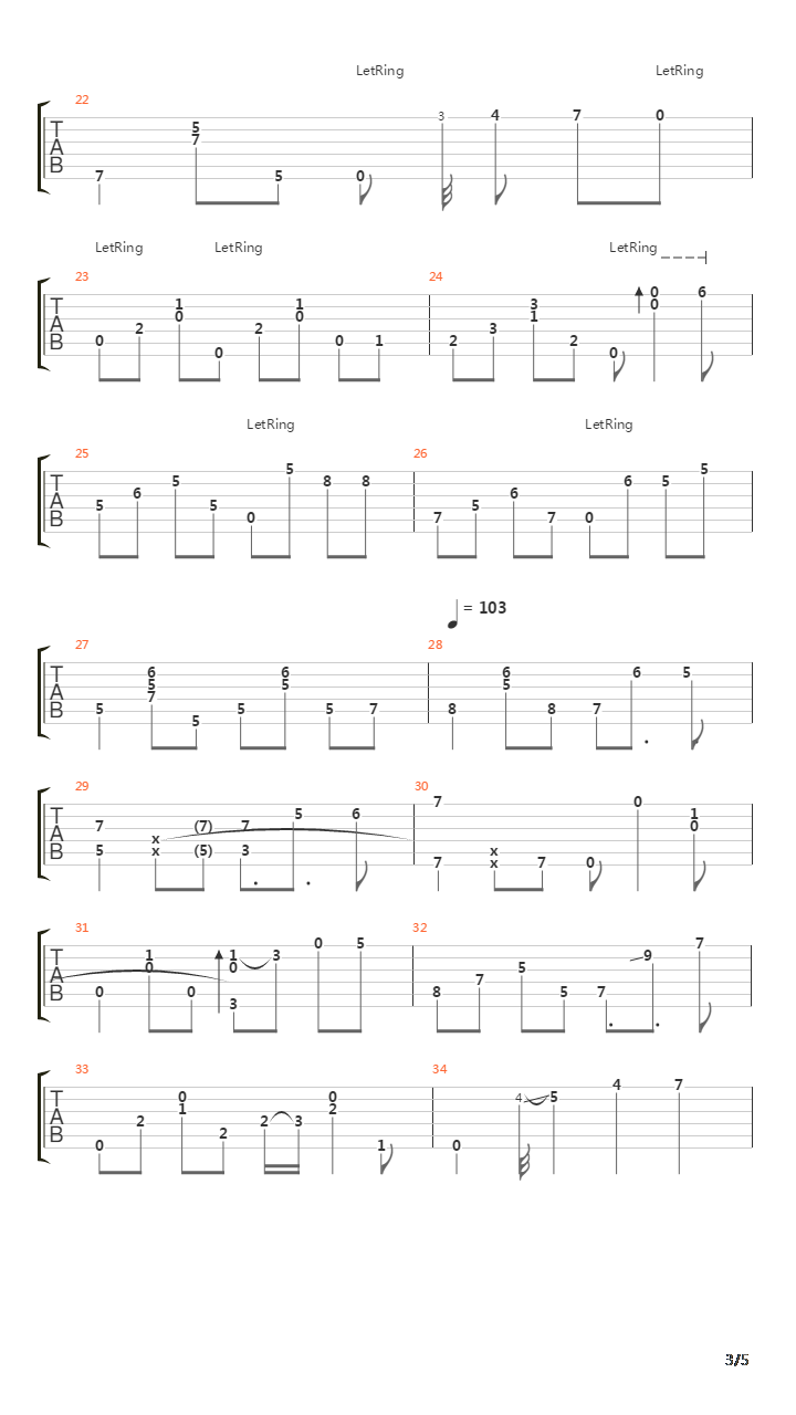 Manho De Carnaval吉他谱