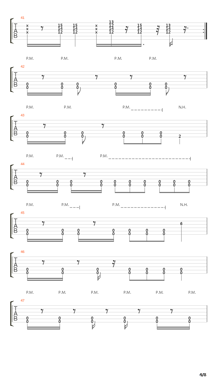 No 1吉他谱