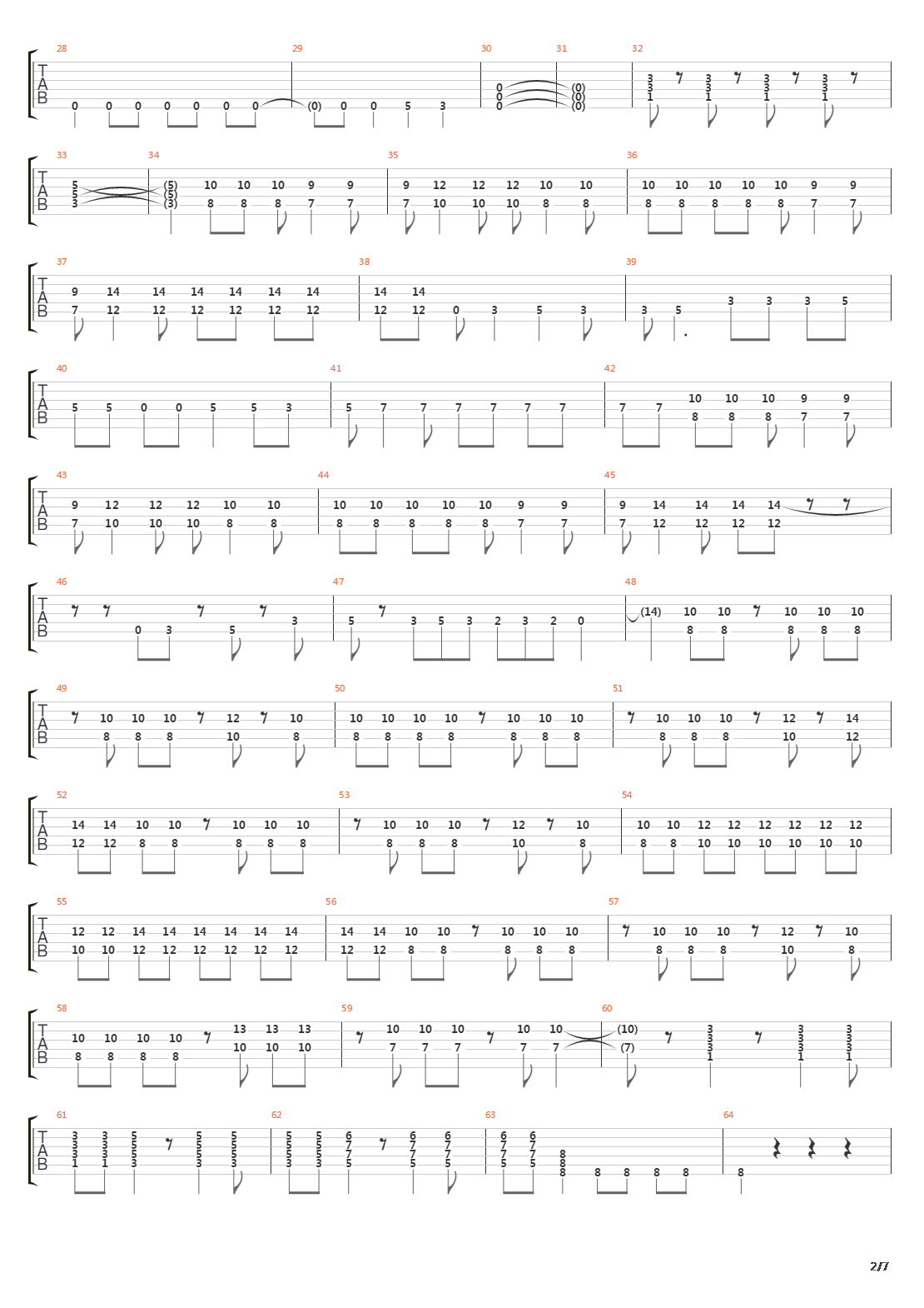 Reversi吉他谱