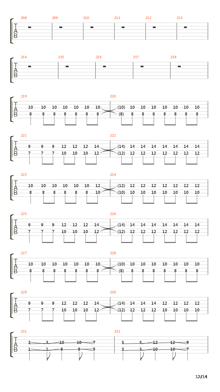 Reversi吉他谱