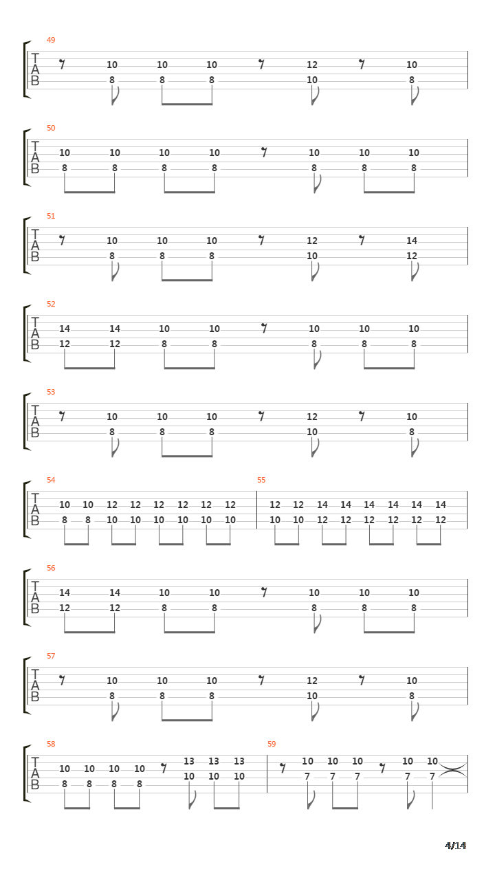 Reversi吉他谱