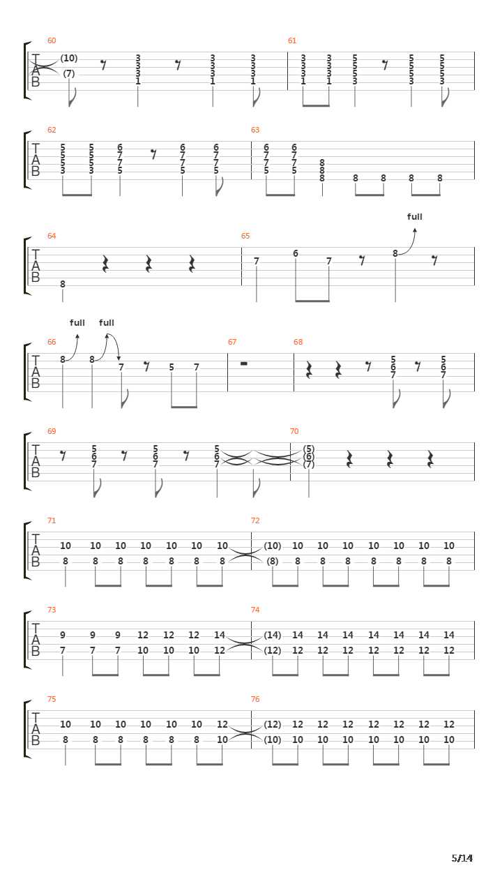 Reversi吉他谱