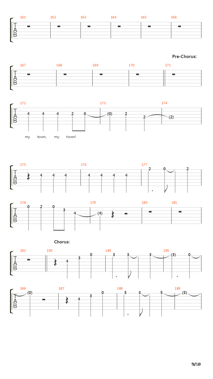 China Town吉他谱