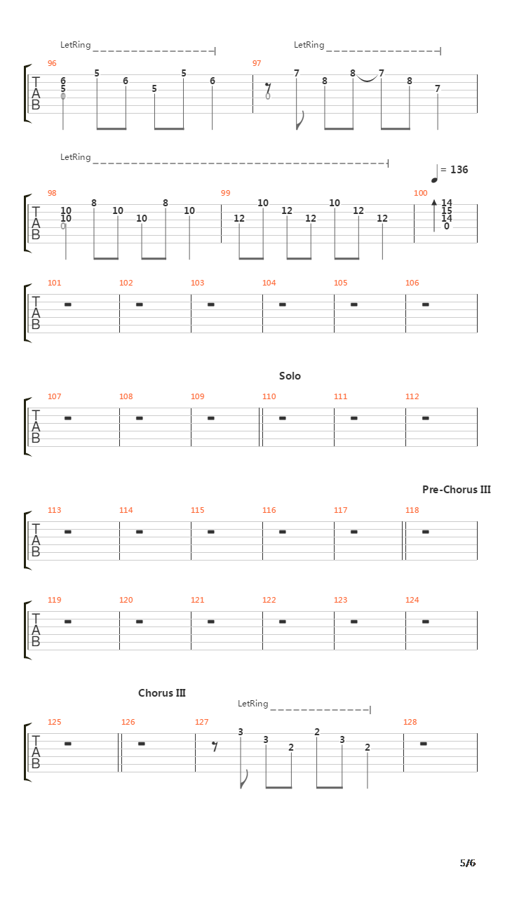 In A Simple Rhyme吉他谱