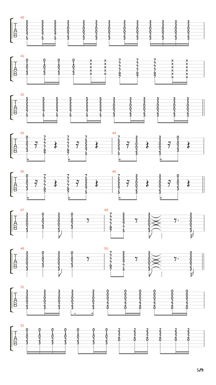 Caravan吉他谱