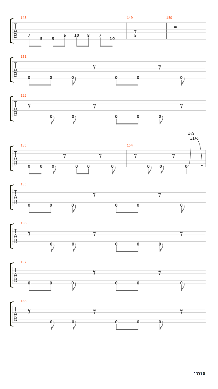 Pulled Into The Abyss吉他谱