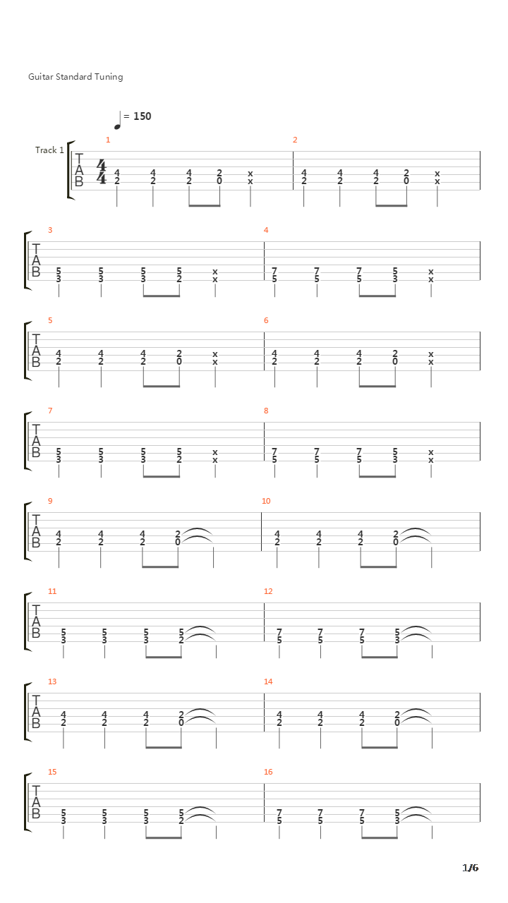 Victory吉他谱