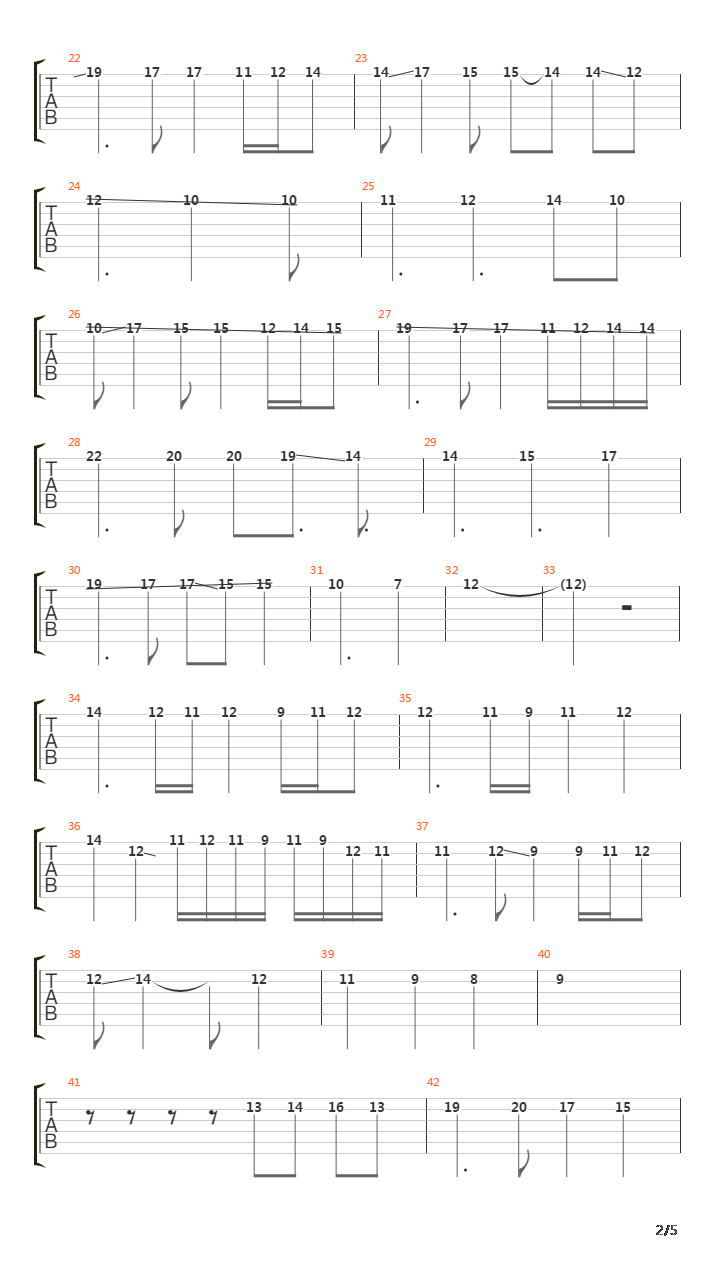 Amoroso吉他谱