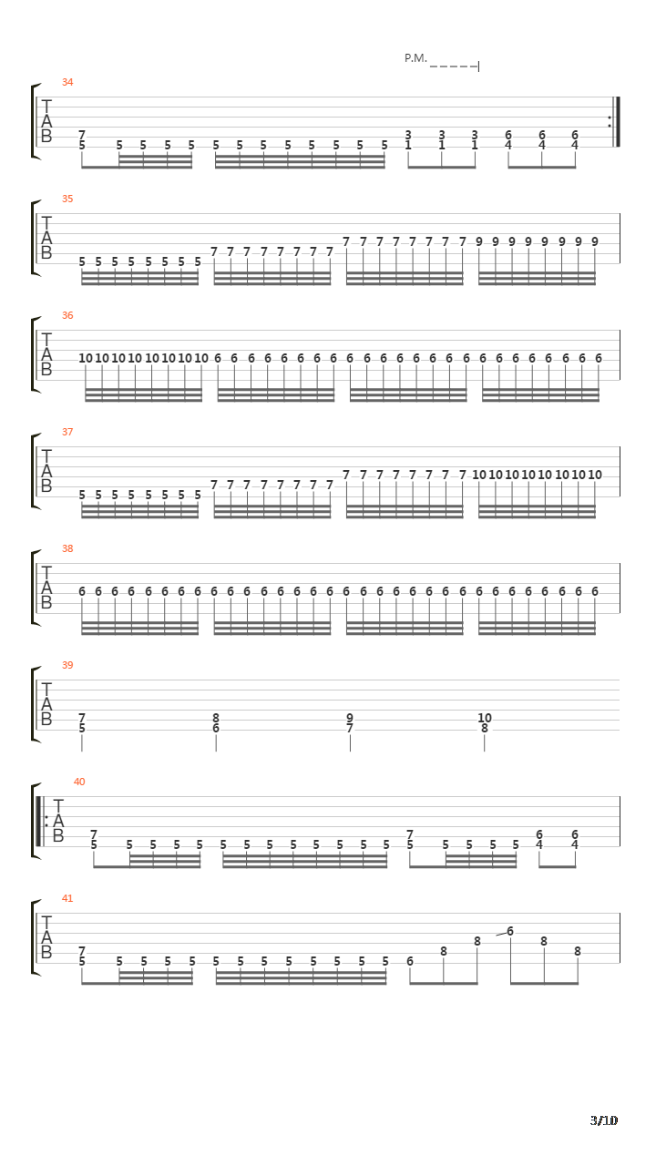 Underneath The Cenotaph吉他谱