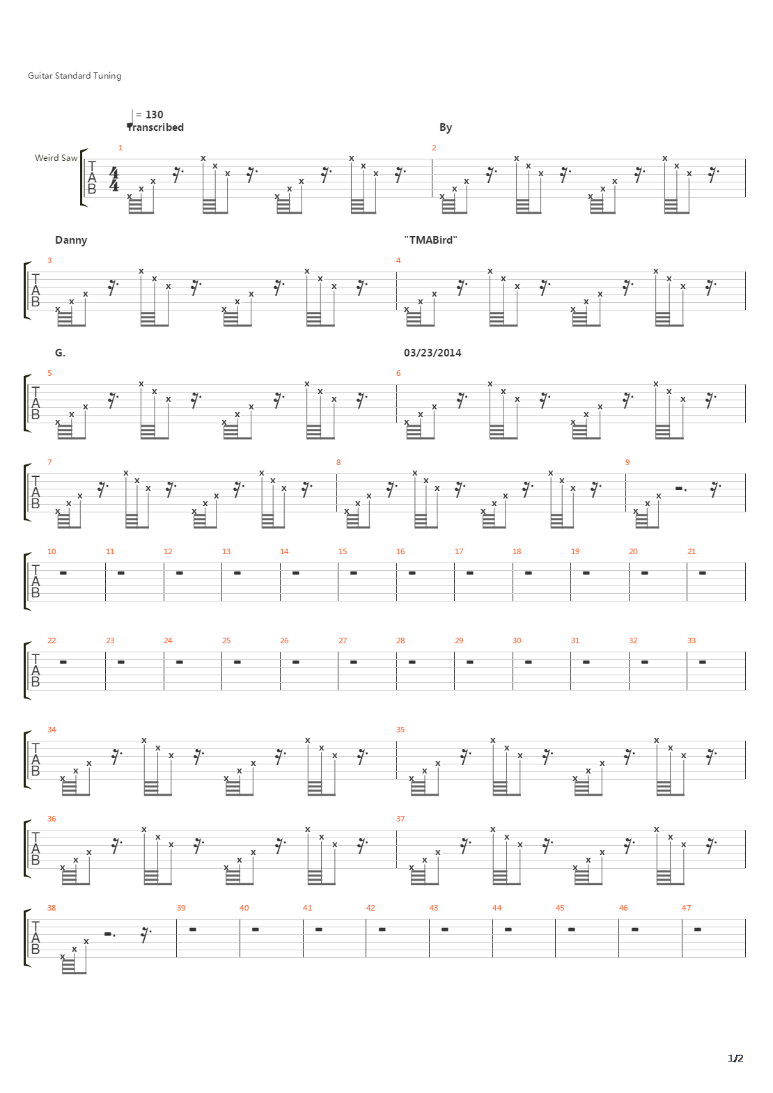 Hardware Store吉他谱