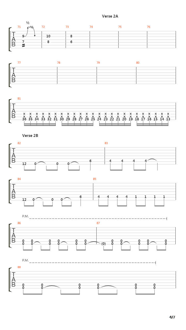 Possibilities Of An Impossible Existence吉他谱