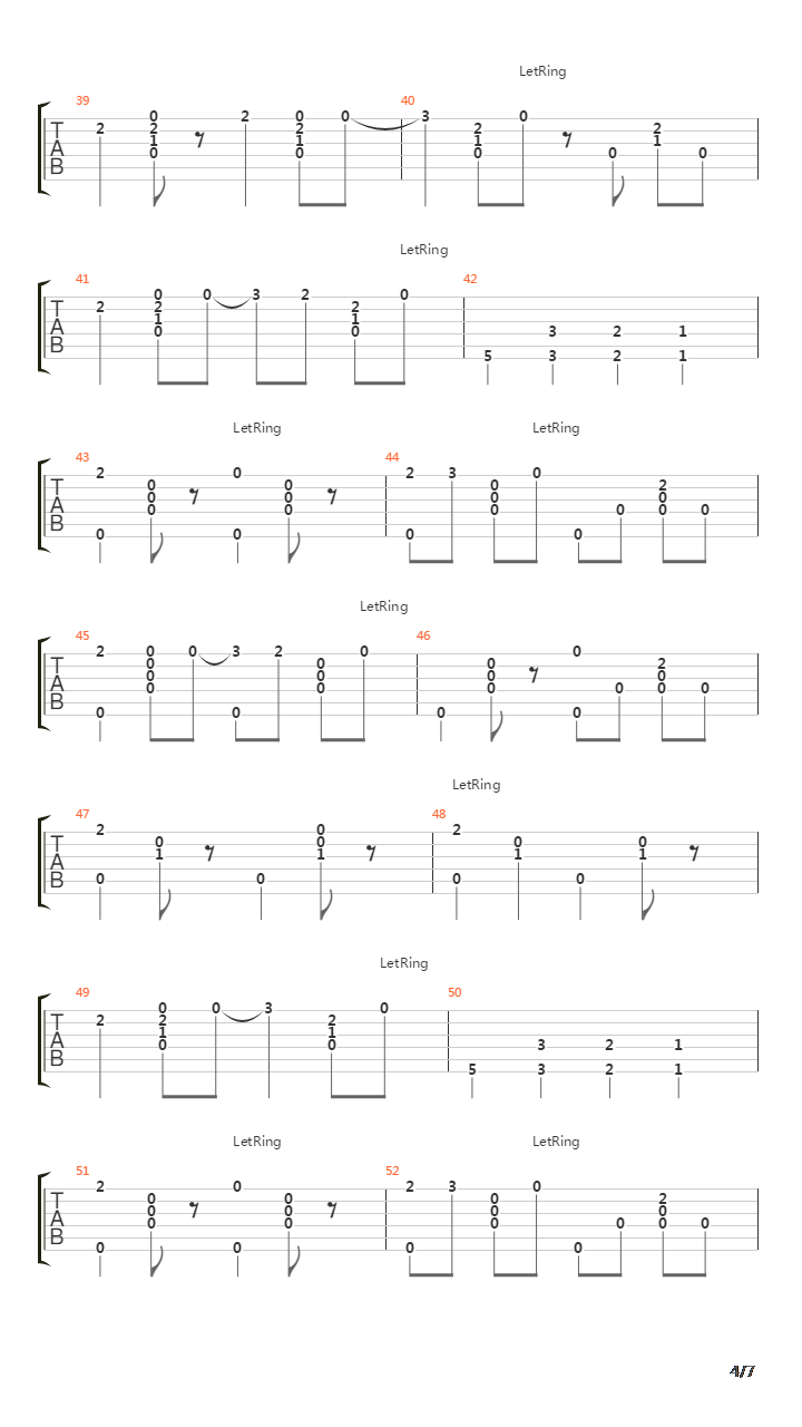 Bebop (E Tuning)吉他谱