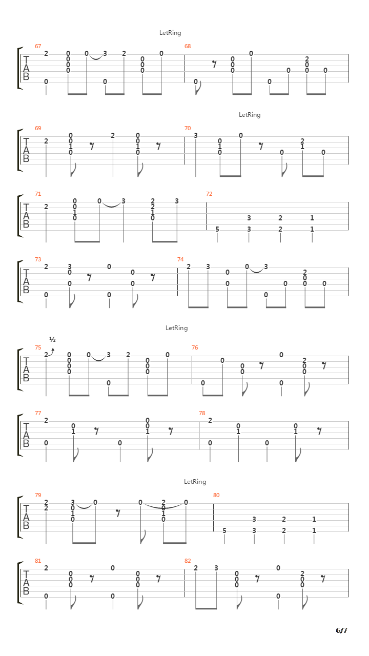 Bebop (E Tuning)吉他谱