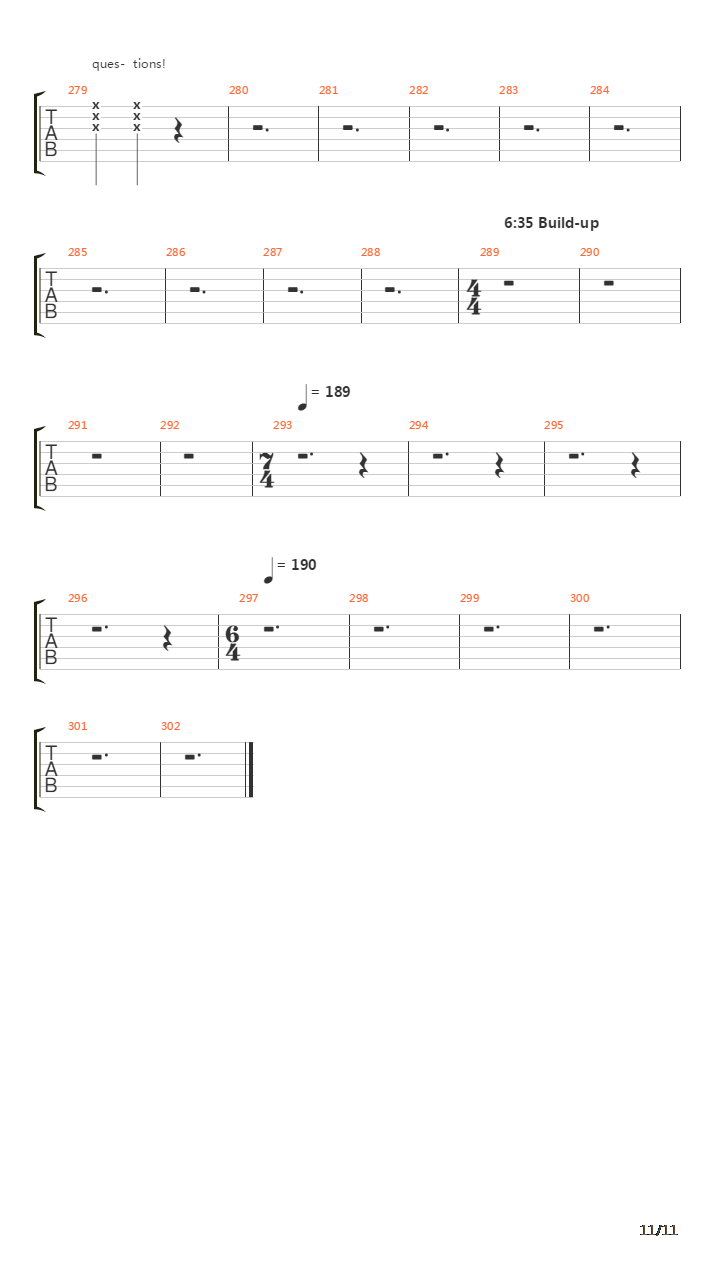 Sons Of Winter And Stars (Part 1)吉他谱