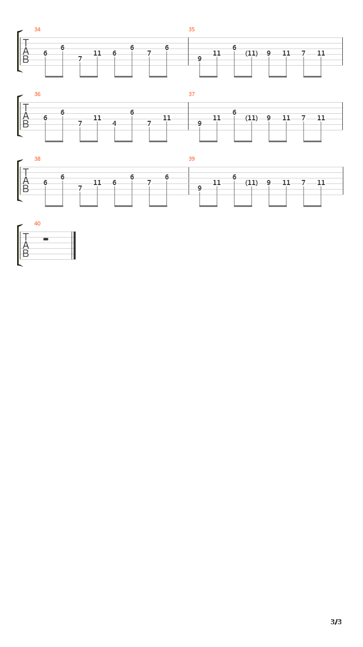 Threnody吉他谱