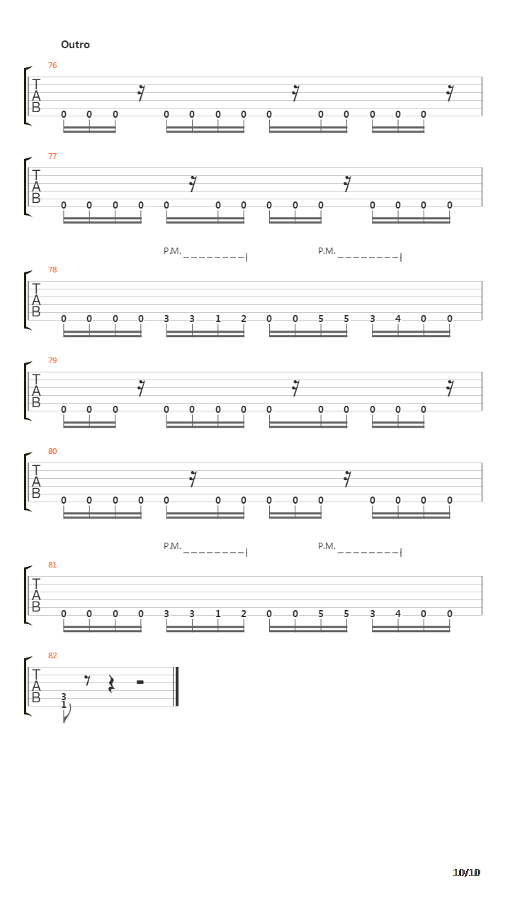 Scars (Intro)吉他谱