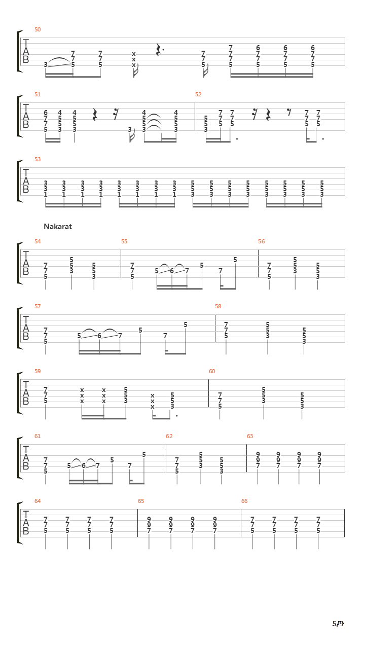 Kurtar Beni吉他谱