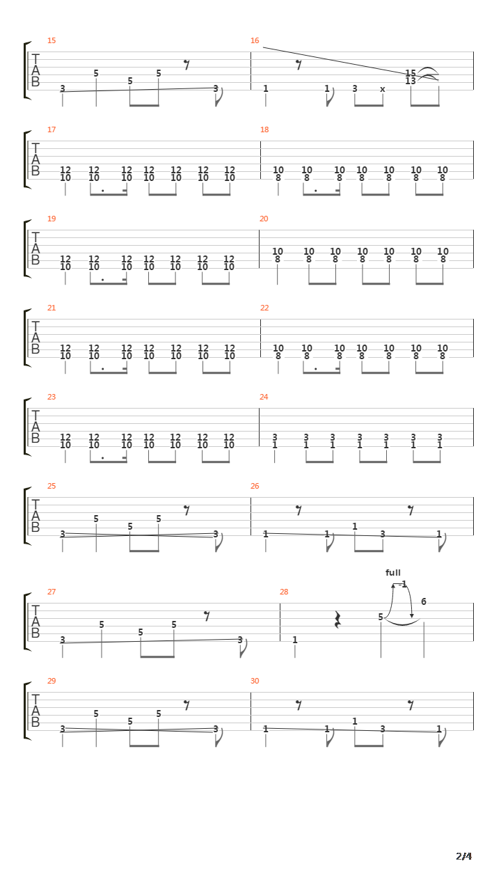 Bang吉他谱