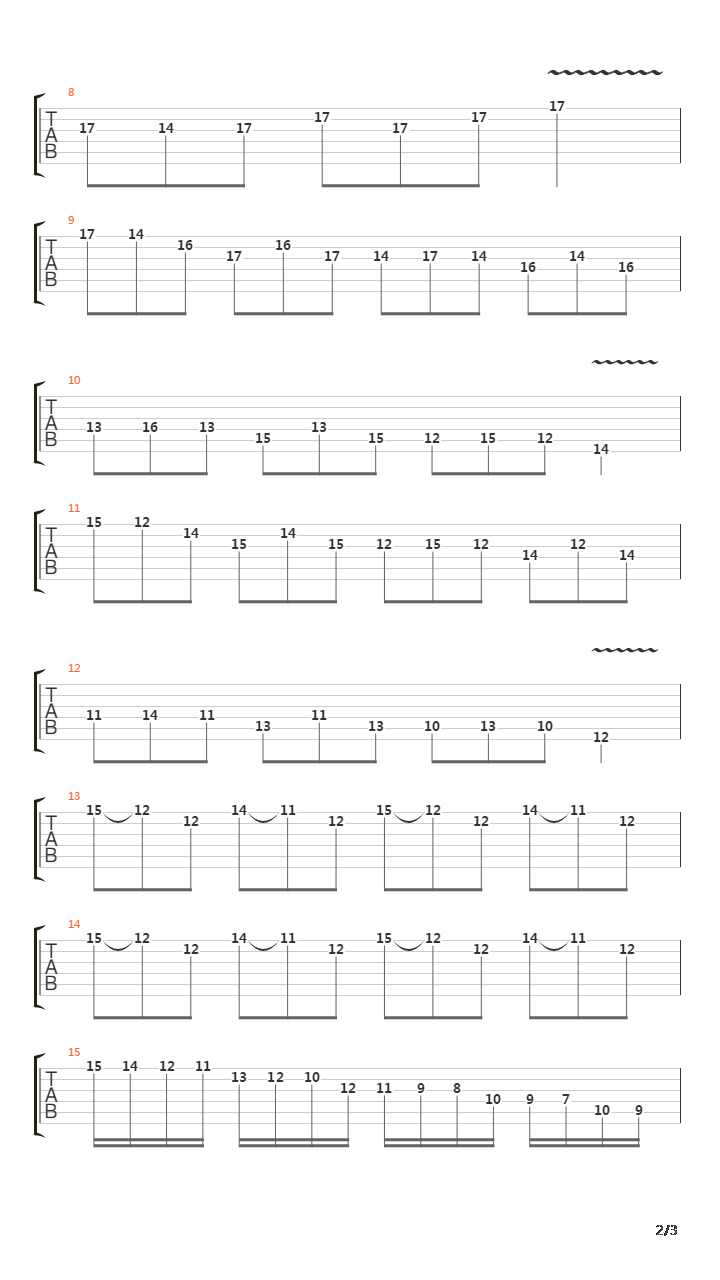 Arpegios From Hell吉他谱