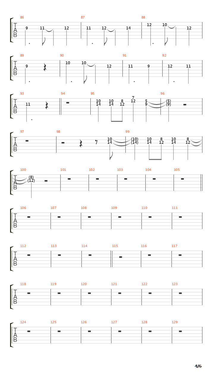 Overture 1383吉他谱