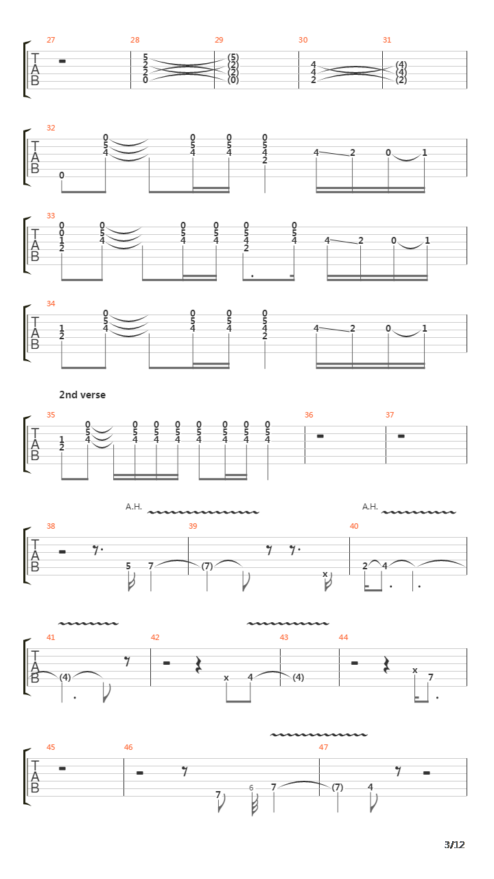 Legs吉他谱