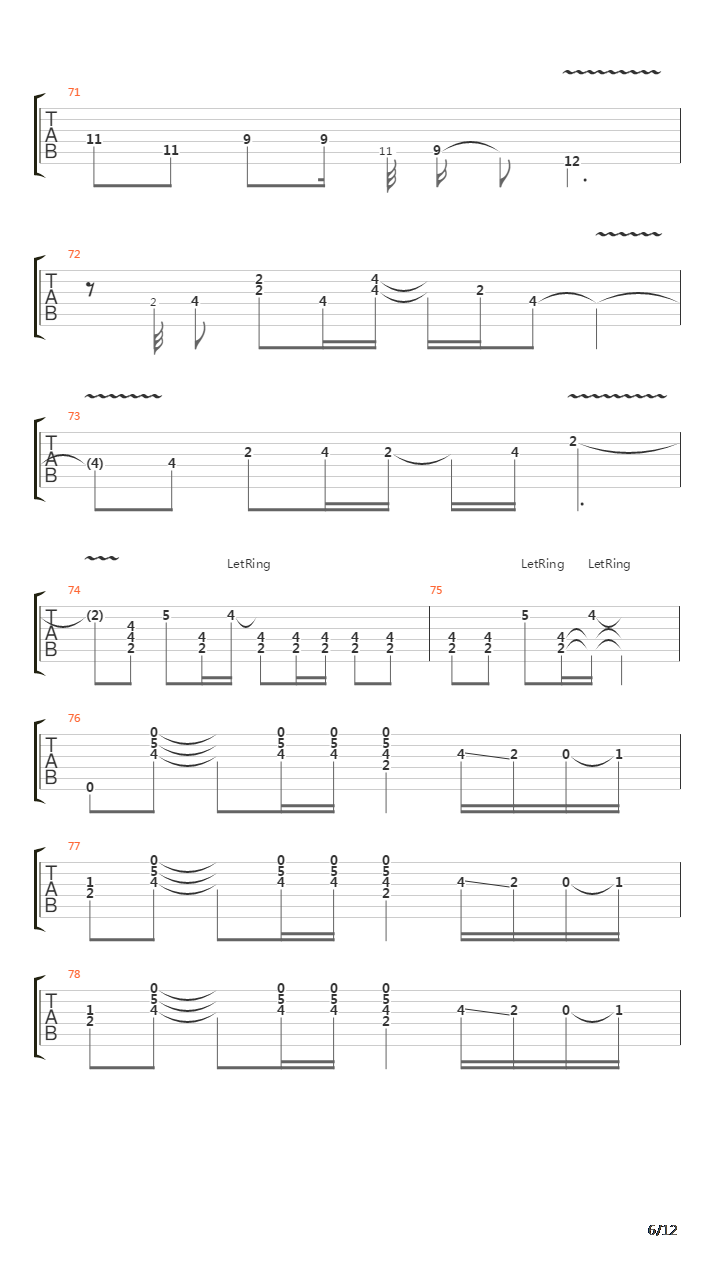 Legs吉他谱