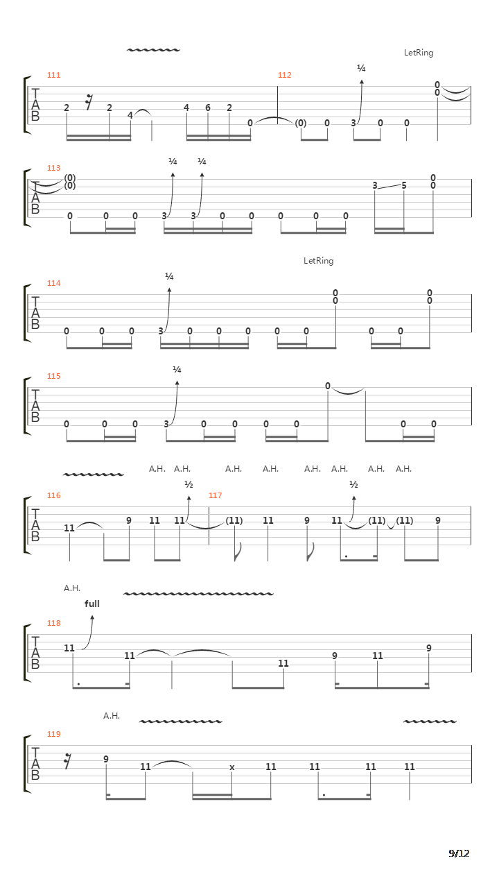 Legs吉他谱