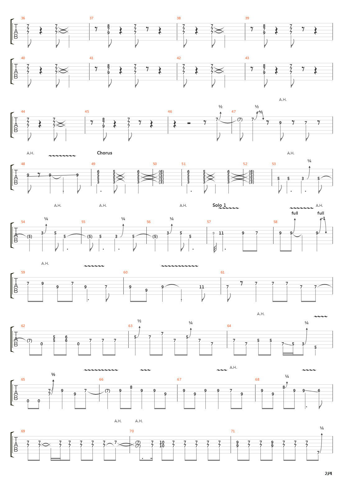 Stages吉他谱